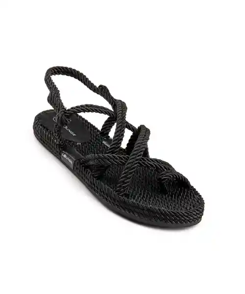 Lounge Sandalias Paradiso Cuerdas Talla Negro 37