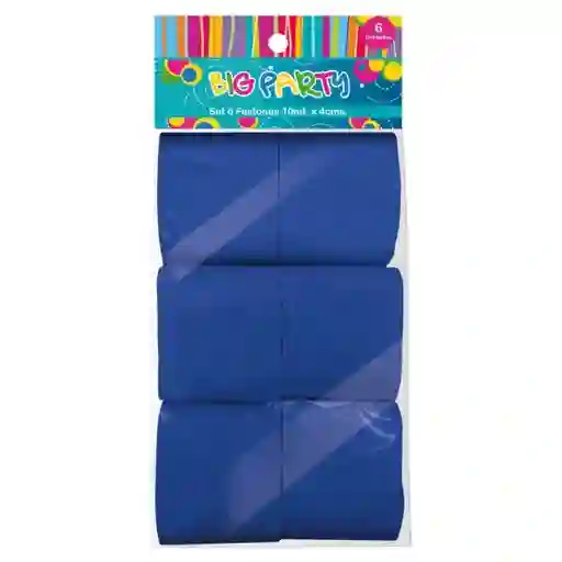 Big Party Festón Azul 10 m x 4 cm 404537