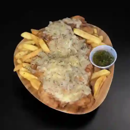 Milanesa Fugazzeta