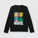 Pijama Algodón Marvel de Niño Negro Talla 10A Colloky