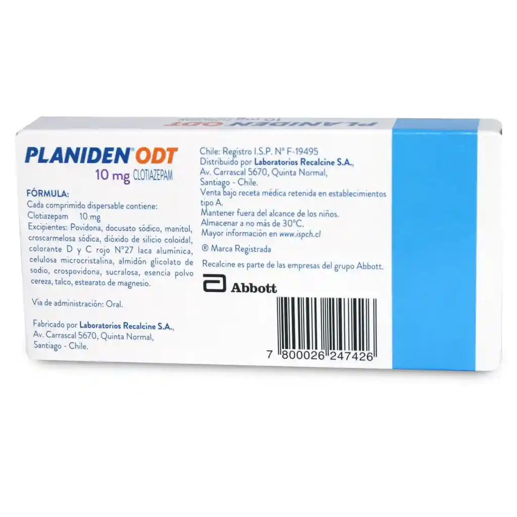 Planiden Odt 10 Mg.