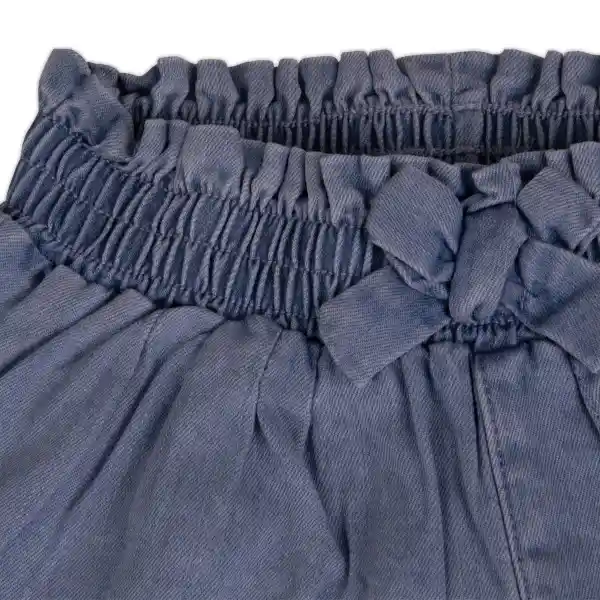 Vestido Con Calzón Bebé Niña Azul Talla 3 A Pillín