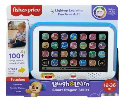 Fisher-Price Juguete Tablet Crece Conmigo Azul - HXB82