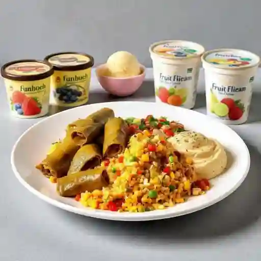 Plato De Hojas Mixtas Veggie