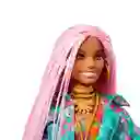 Barbie Muñeca Extra Trenzas Rosas