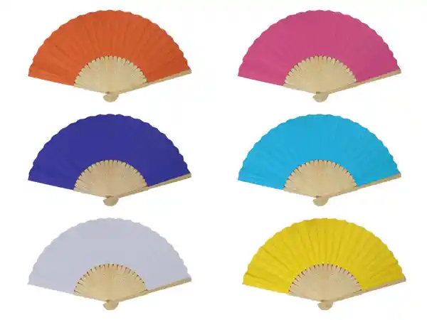 Abanico Colores Surtidos 21 cm