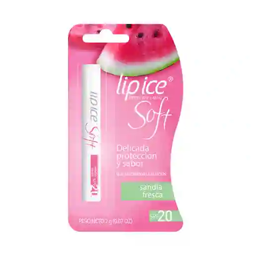 Lip Ice Protector Labial Soft Sandia Spf 20