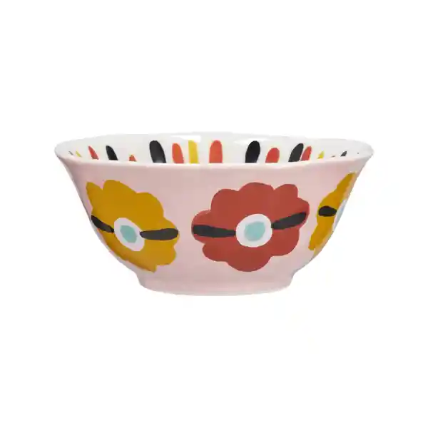 Bowl de Porcelana Con Diseño Flores 15