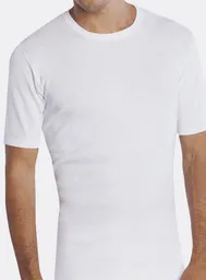 Pack Camiseta Algodón Manga Corta Con Polo Blanco L