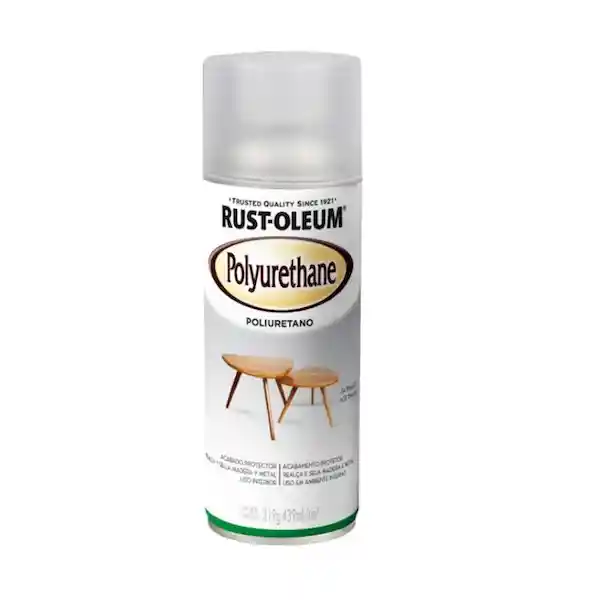 Rust-Oleum Pintura en Aerosol Barniz Poliuretano Satinado 319 g