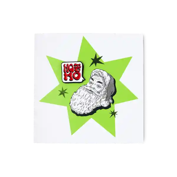 Tarjeta ho ho ho Con Pin