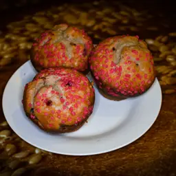 Muffin Arándano Frambuesa