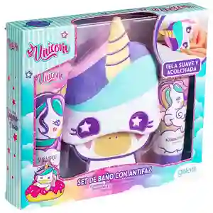 Gelatti Set de Baño Con Antifaz Unicornio