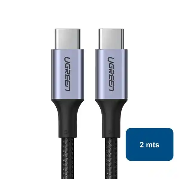 Ugreen Cable Usb-c 100w Pd Negro Modelo US316