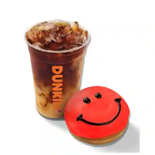 Iced Coffee M + Donut Classic