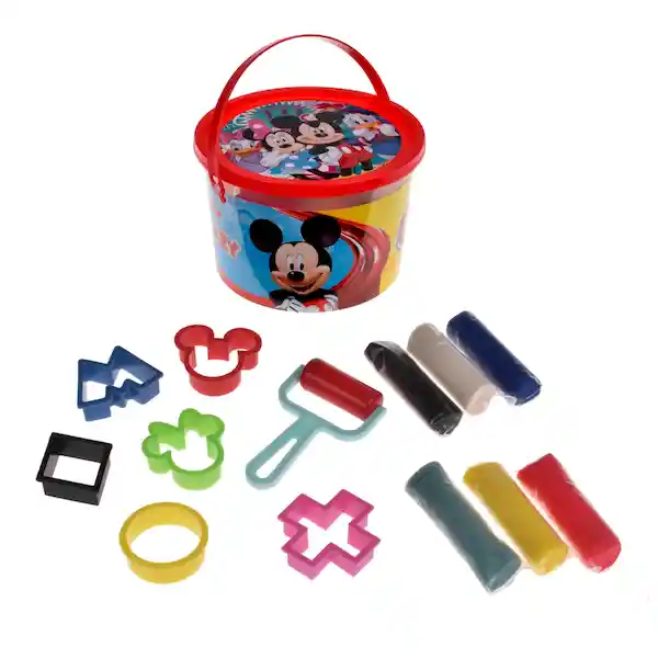 Balde Disney con Set de Masas y Accesorios 4-6 Años