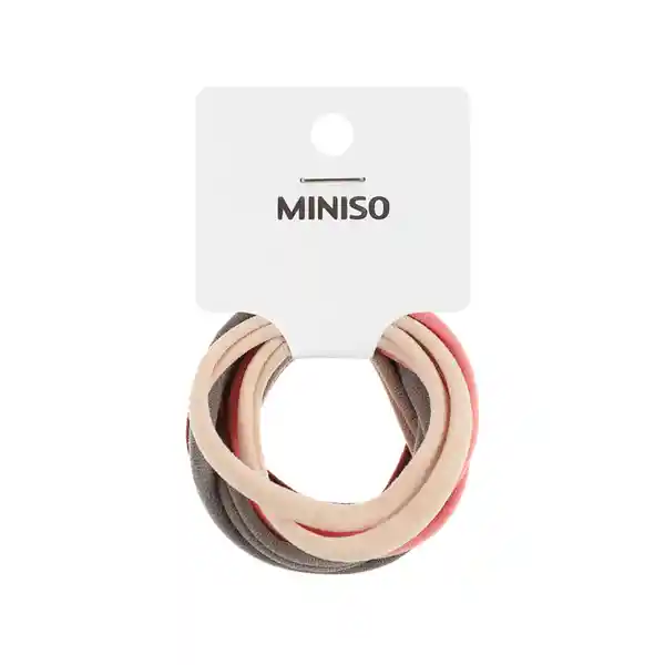 Paquete de Ligas Para el Cabello 10 Piezas 0.55 cm Miniso