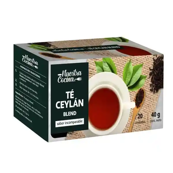 Nuestra Cocina té Ceylan Blend