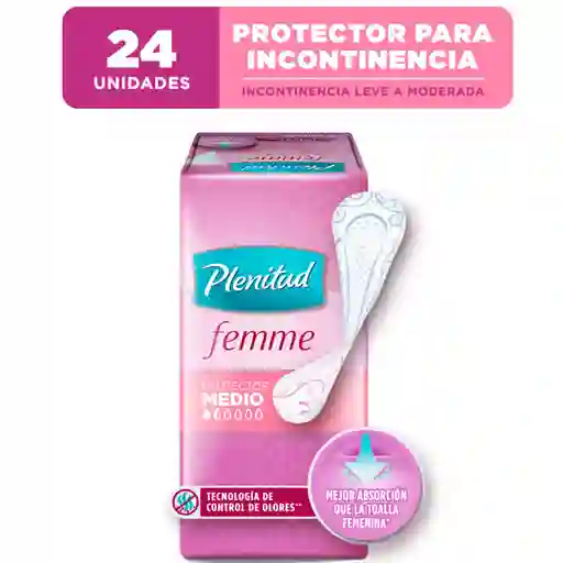 Plenitud Incontinencia Femenina Plenit.Femme Protec.24