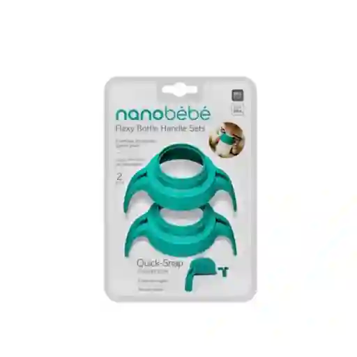 Nanobebe Asa Para Mamadera Turquesa FUS1094212