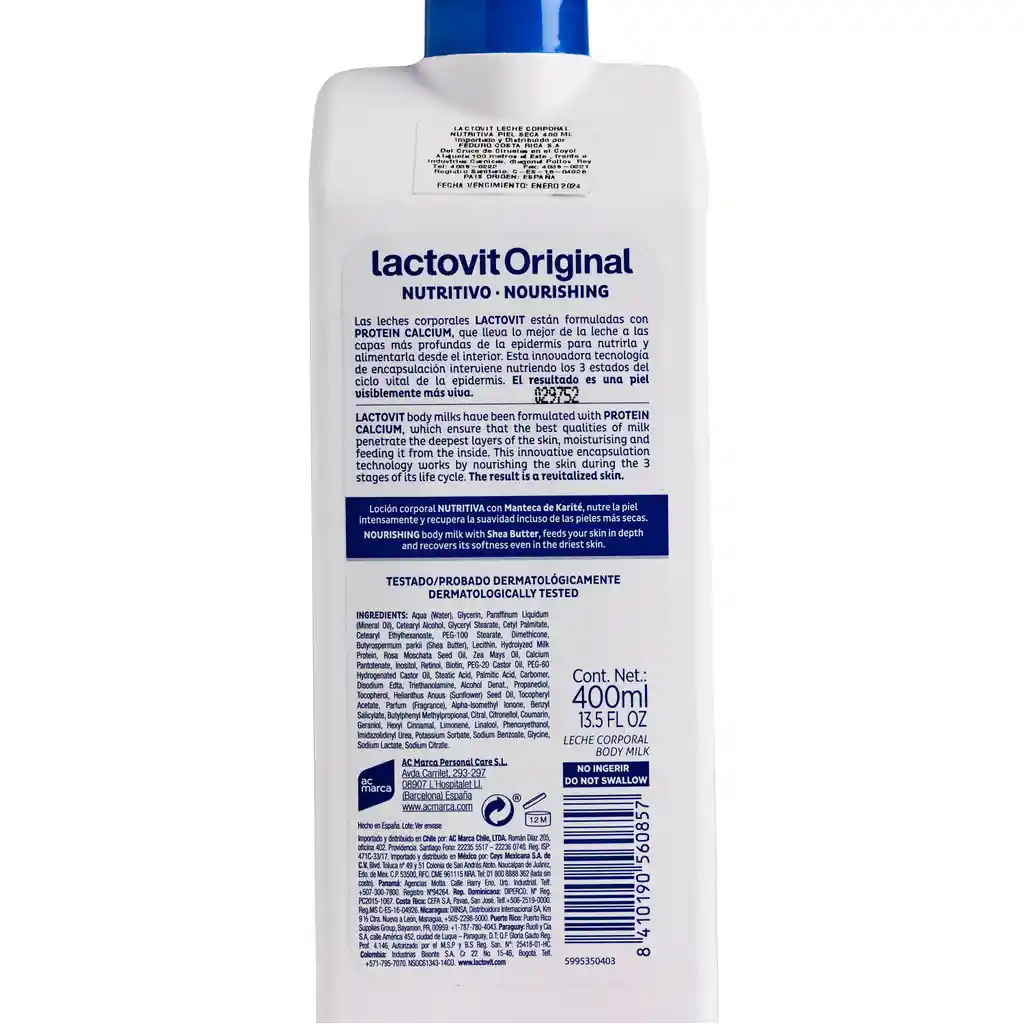 Lactovit Leche Corporal Nutre