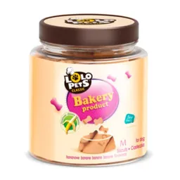 Lolo Pets Galleta  Perro Huesito de Plátano Tamaño Chico