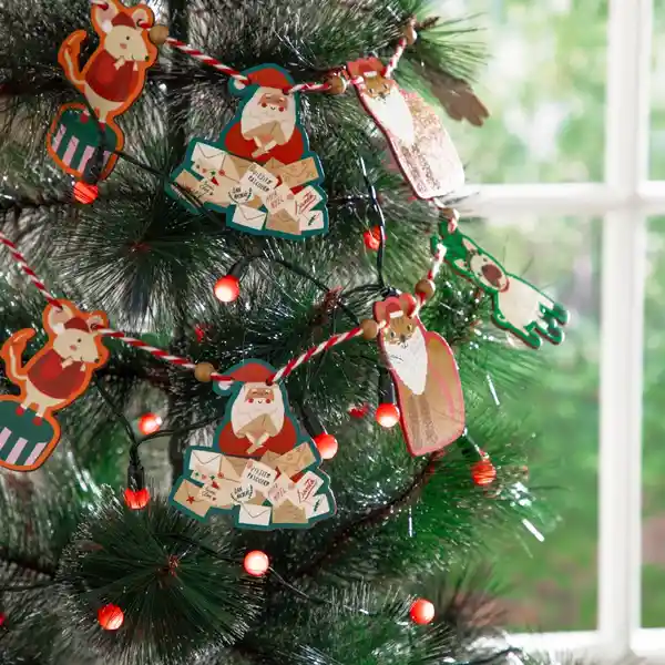 Guirnalda Madera Troquel 250 cm Casaideas