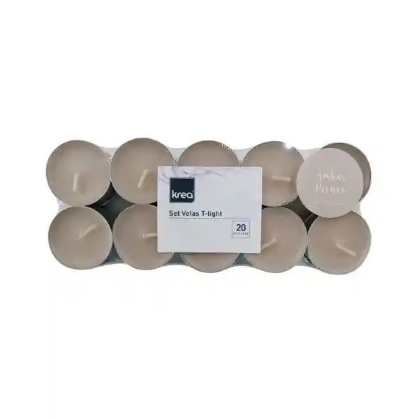 T-Light Pack Velas Beige