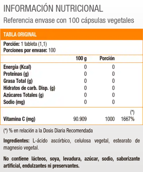  SOLGAR Vitamina C (1000 Mg) 