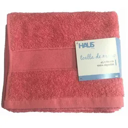 Haus Toalla de Mano Color Sandía