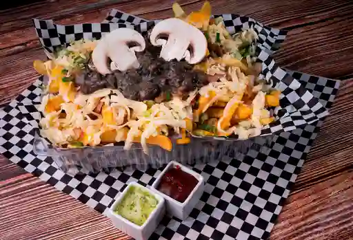 Papas Fritas con Champiñón