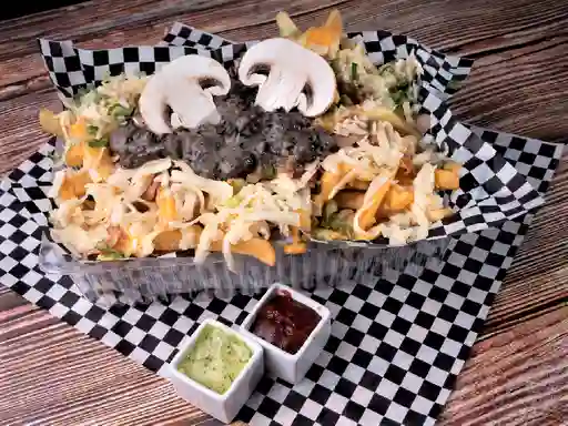 Papas Fritas con Champiñón