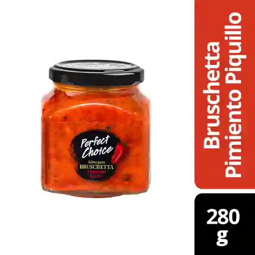 Perfect Choice Salsa para Bruschetta Pimiento Piquillo