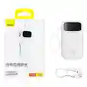 Baseus Batería Powerbank Qpow2 Pantalla Cable y Tipo-C 10.000mAh
