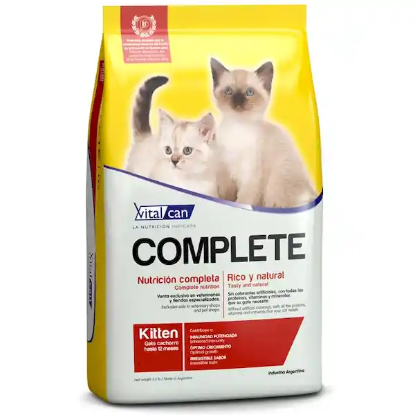 Vitalcan Alimento Para Gato Complete Kitten