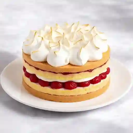 Torta Hojarasca Frambuesa Con Merengue (25 Personas)