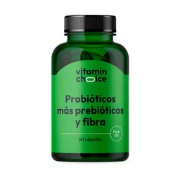 Vitamin Choice Multivitaminico Probióticos + Prebióticos y Fibra