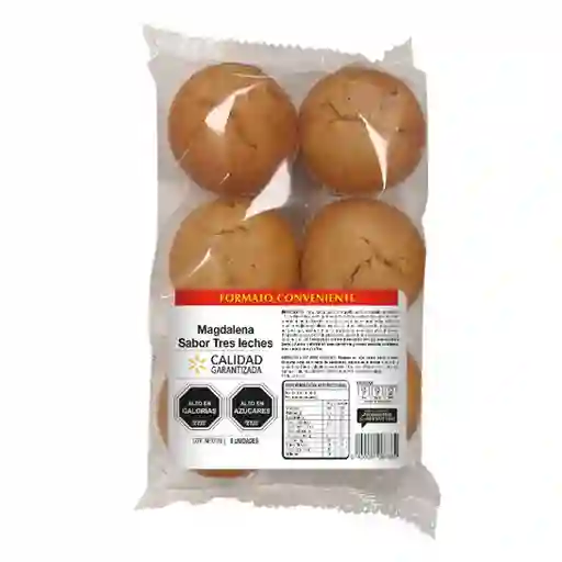 Muffin Magdalena Tres Leches