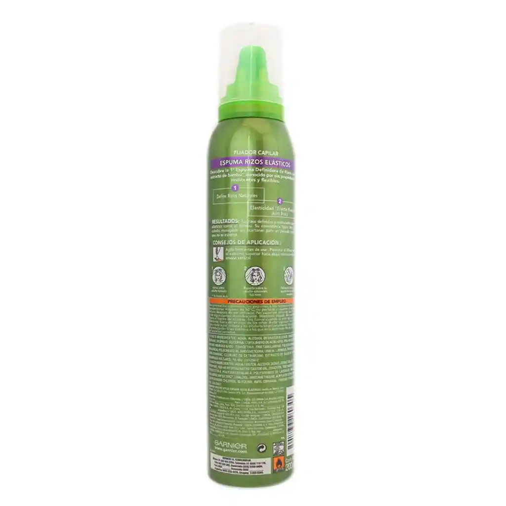 Garnier Fructis Mousse Hidra Rizos Bamboo