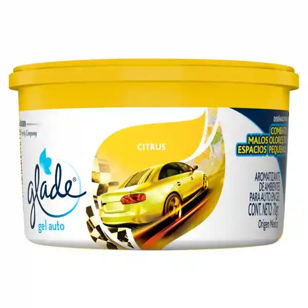 Glade Mini Gel Car Lemon