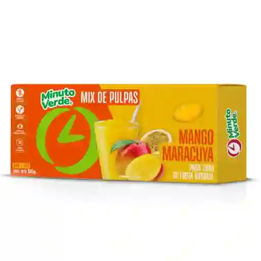 Minuto Verde Pulpa Mango Maracuyá