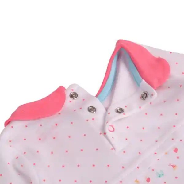 Set Body Bebé Niña Estampado Multicolor Talla 1 M Pillín
