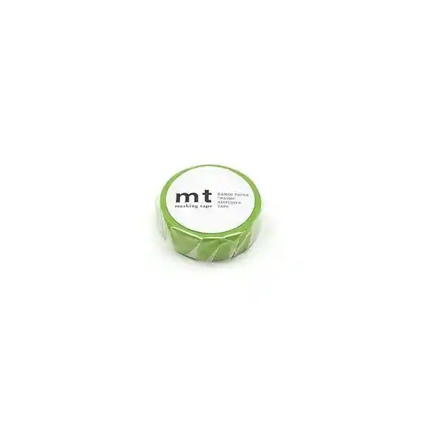 Mt Cinta Adhesiva Matte Yellow Green
