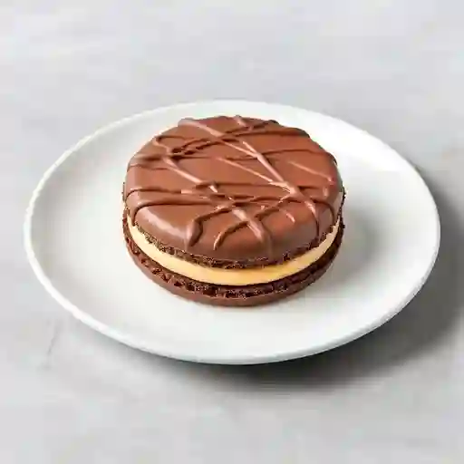 Alfajor chocolate frambuesa