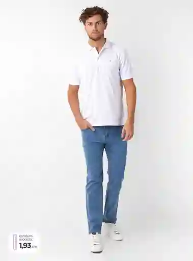 Jeans Hombre Kenneth Stevens Algodón Recto Talla 44