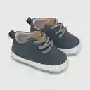 Zapatos Para Niño Clásico Cordones Azul Talla 14 Colloky