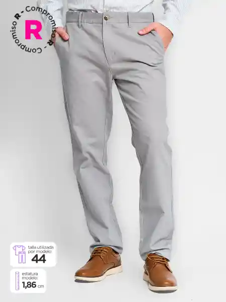 Kenneth Stevens Pantalón ff Gris Claro 48 SS25