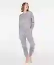 Pijama Dreamy Bolsillos Gris Talla XS Lounge