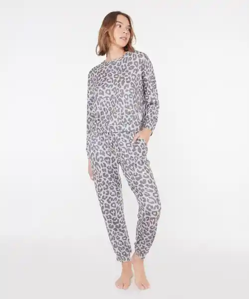 Pijama Dreamy Bolsillos Gris Talla XS Lounge