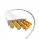 Baseus Cable Carga Rápida Mini Tipo C a Tipo C 100W Blanco 1 m